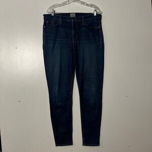 HUDSON Skinny Slim Fit 5 Pocket Casual Dark Blue Denim‎ Jeans Women’s Size 32
